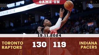 Toronto Raptors 130 vs 119 Indiana Pacers  Maç Özeti  19112024  2425 NBA Sezonu [upl. by Landon905]