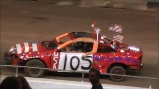 Youth Demolition Derby  Canfield Fair 2016 [upl. by Anthea]