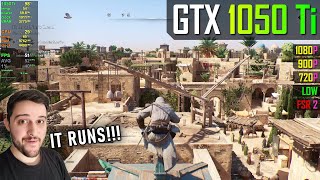 GTX 1050 Ti  Assassins Creed Mirage [upl. by Lugo]