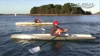 Liteboat  a new concept of rowing boat [upl. by Mcgannon]