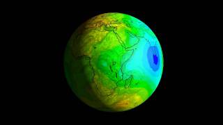 Geoid AnimationMap of Earths Gravity [upl. by Ramgad516]