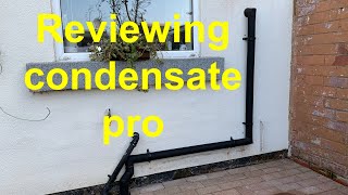 CONDENSATE PRO REVIEW unboxing installing the system to stop condensing boiler drain pipes freezing [upl. by Ifok]