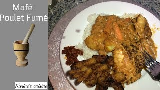 Mafé Poulet Fumé🇸🇳EASY Mafé Smoked Chicken FRENG [upl. by Auqeenahs]