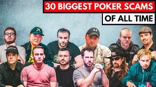 30 BIGGEST POKER SCAMS AND CONTROVERSIES OF ALL TIME [upl. by Ariajaj605]