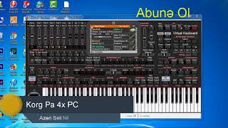 KORG PA4X AZERİ PC N4 Set Yukle [upl. by Axel]