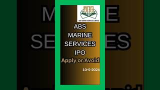 ABS Marine Services IPO Review shorts ipo [upl. by Elodie]