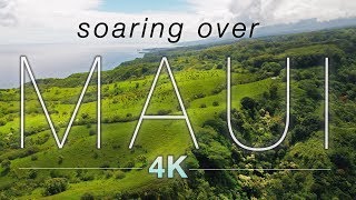 quotSOARING OVER MAUIquot 4K Hawaii Ambient Nature Relaxation Drone Film w Music  DJI Inspire2  80 Min [upl. by Gillead]