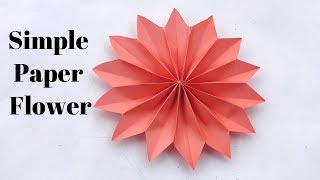 How To Make Flower Out Of Paper  Easy [upl. by Musser]