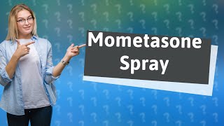 What does mometasone furoate nasal spray treat [upl. by Ahsakat]