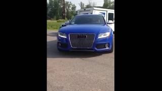 FLIP OUT Plates on Audi S5  Stealth Plate Vanishers [upl. by Anewor990]