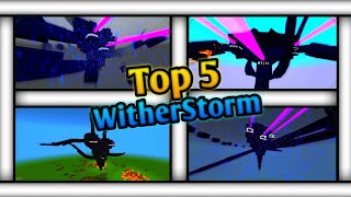 Top 5 Best Wither Storm Addon For Minecraft Bedrock [upl. by Roarke]