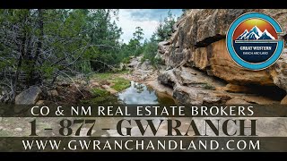 New Mexico Ranch for Sale  Las Cuevas Canyon Hunting and Cattle Ranch [upl. by Ilime]