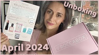 RoccaBox April 2024  Beauty Box Unboxing  Wellness Rituals Edit  With 20 Off Discount Link [upl. by Lachance]