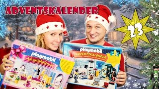 PLAYMOBIL Adventskalender quotPolizeieinsatz im Juweliergeschäftquot und quotAnkleidespaßquot  Benmasterful [upl. by Dranrev]