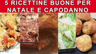 5 RICETTE PER NATALE E CAPODANNO CON LE VERDURE  Carlo Gaiano [upl. by Patt]