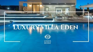 LINDOS DESTINY  LUXURY VILLA EDEN RHODES GREECE [upl. by Llenej507]