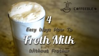 How To Froth Milk At Home Without Frother [upl. by Teresa323]