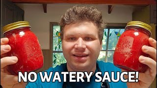 How To Easily Make Tomato Sauce From Fresh Tomatoes [upl. by Yamauchi]