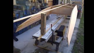 Garvey Style Skiff Build Slideshow Stuart FL [upl. by Gardiner]