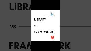 Library VS Framework trending coding shortviral shortsvideo framework library javascript [upl. by Lester823]