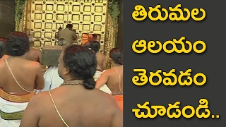 Tirumala Devasthanams Sri Venkateswara Swamy temple opening video [upl. by Farant148]