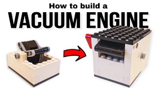 Testing a 8100 rpm Lego Technic Vacuum Engine instructions [upl. by Ching]