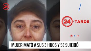 Mujer mató a sus 3 hijos y luego se suicidó  24 Horas TVN Chile [upl. by Gaither]