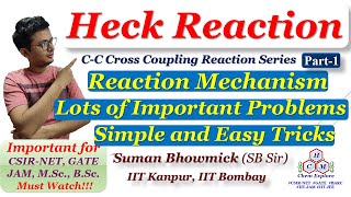 Heck ReactionHeck Coupling Reaction MechanismWith Previous Year QuestionsCSIRNET GATEIITan [upl. by Inaoj678]