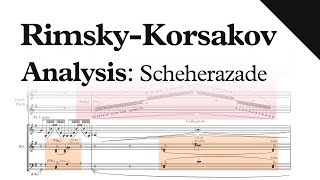 RimskyKorsakov  Scheherazade Mov III Sheet Music Analysis [upl. by Aniras]