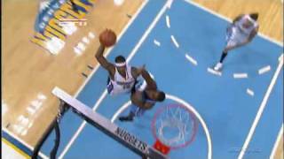 Carmelo Anthony Monster Dunk On Paul Milsap [upl. by Frida]