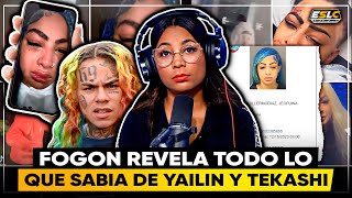 FOGON SACA TODAS LAS PRUEBAS DE LOS GOLPES QUE LE DABA TEKASHI A YAILIN “TODOS SABIAN Y NO HABLABAN” [upl. by Rheinlander185]