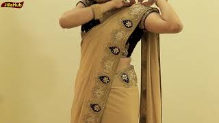 How To Wear Heavy Saree Perfectly  Party Sari Draping Idea To Look Slim amp Tall In Proper Pleats [upl. by Tomas457]