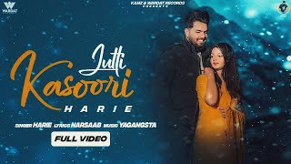 Jutti Kasoori Official Video Harie  Latest Punjabi Songs 2022  Wardat Records [upl. by Panthea]