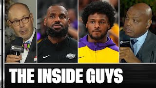 The Inside Crew Debate If Bronny James Is Ready For The League  NBA on TNT [upl. by Enomal471]