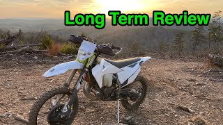 Husqvarna TE150i long term review  part 13 [upl. by Supple]