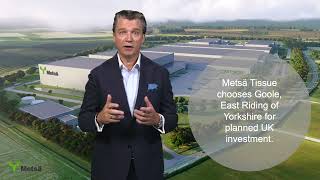 Investment greetings from Esa Kaikkonen Metsä Tissue CEO 2192023 [upl. by Nonnelg]