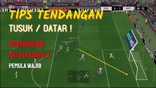 TIPS TENDANGAN DATAR  SUDUT SEMPIT  TIANG JAUH AUTO GOAL  PES PS 3 [upl. by Hirasuna]