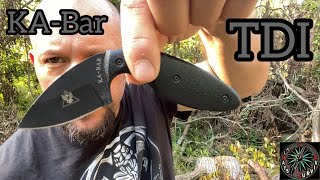 KABar TDI Best Edc Knife 🔪 [upl. by Noryb]