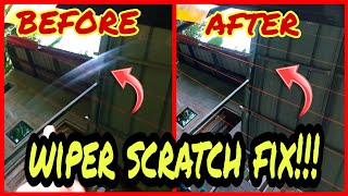 Toyota Wigo rear windshield wiper scratch removal [upl. by Eatnad174]