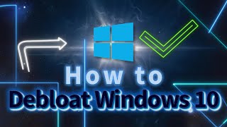 How to Debloat windows 10 increase performance and speedup windows [upl. by Melinda]