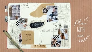 Februari Omslag Plan with Me  Bullet Journal Nederlands  CreaChick [upl. by Kciredohr]