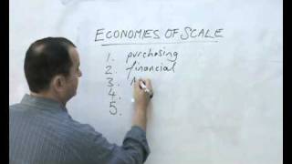 economies of scale  a quick explanation [upl. by Pegasus]