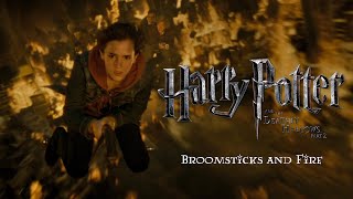 Broomsticks and Fire  Harry Potter and the Deathly Hallows Part 2 Complete Score Film Mix [upl. by Laurita]