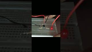 To apply Emitter biasing technique on BC547 transistor on Breadboard  Biasing Techniques [upl. by Airpal]