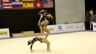 Gymnastics MIAC 2014 AG1 WG Balance POR GCP [upl. by Sivek166]