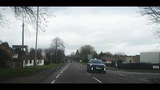 Driving around Daventry town Northamptonshire [upl. by Popele]