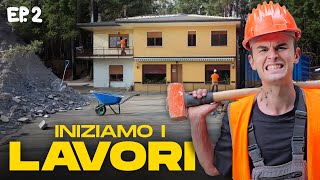 INIZIANO I LAVORI 👷🏻‍♂️ Pinningum EP2  Duri Lavori [upl. by Adnylem]