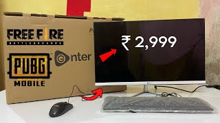 Gaming Monitor Unboxing and review  Inter 24 inch Full HD IPS Panel Monitor EMOA013  Monitor [upl. by Namaj898]