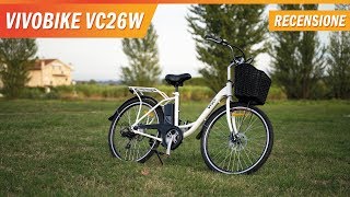 VivoBike VC26W  Recensione e test bici elettrica e city bike [upl. by Rihsab]