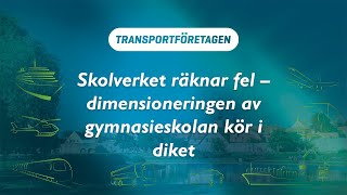 Skolverket räknar fel – dimensioneringen av gymnasieskolan kör i diket [upl. by Lussi42]